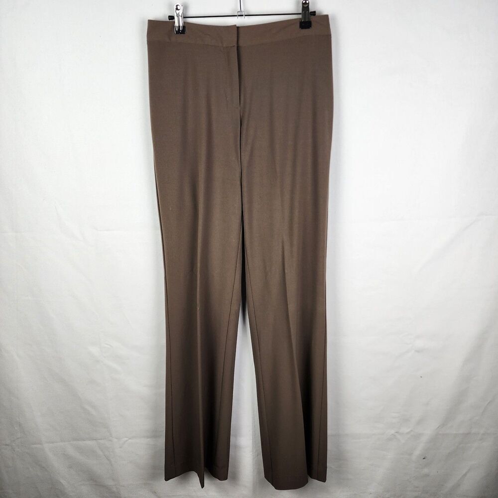 J.‎ Jill Brown Stretch Dress Pants Tall 4T Straight Leg Workwear RN 97641